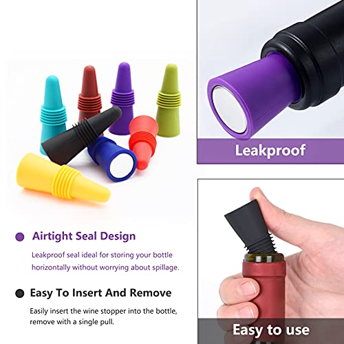 Silicone Bottle Stoppers - Pack of 4